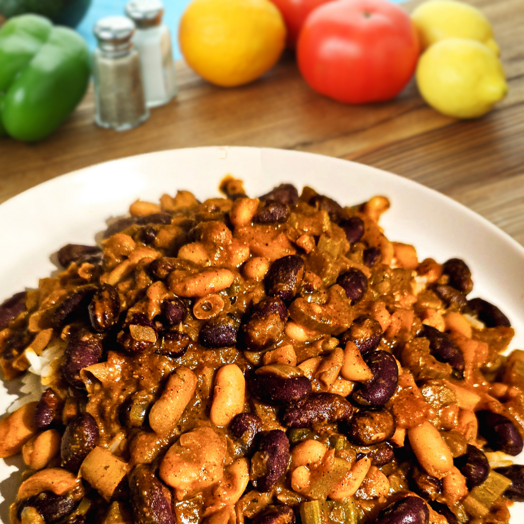 Red beans & Brown rice medley